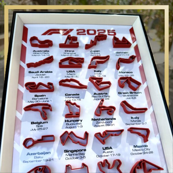 3D F1 Calendar Main 2 F1 Calendar (2025-2026)